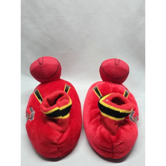 Power Rangers Mystic Force Red Ranger Kids Size 3/4 Plush House Slippers- VTG - Picture 14 of 16